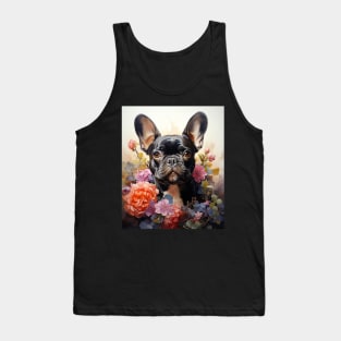 Watercolor Frenchie Lover Tank Top